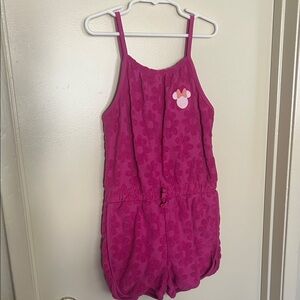 Disney Pink Floral Kids Romper